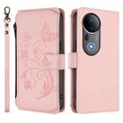 For vivo S20 Pro 5G Butterfly Love Flower Multi-card Zipper Wallet Leather Phone Case(Pink) - 2