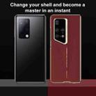 For Huawei Mate X2 GKK Blade Phantom Plain Leather Folding Phone Case(Red) - 3