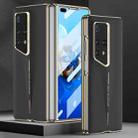For Huawei Mate X2 GKK Blade Phantom Plain Leather Folding Phone Case(Black) - 1