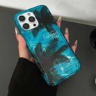 For iPhone 14 Coconut Tree Double-sided lamination TPU Phone Case(Summer Blue) - 2
