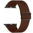 For Apple Watch 42 / 44 / 45 / 46 / 49mm xDfind Adjustable Slide Buckle Elastic Nylon Watch Band(Brown) - 2
