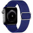 For Apple Watch 38 / 40 / 41 / S10 42mm xDfind Adjustable Slide Buckle Elastic Nylon Watch Band(Royal Blue) - 1