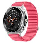 For Samsung Galaxy Watch8 / 8 Classic xDfind Woven Nylon Hook And Loop Fastener Watch Band(Red) - 1