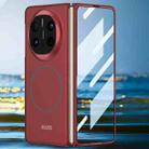 For Huawei Mate X6 GKK Integrated Ultra-thin Full Coverage Magnetic Thin Ring Phone Case(Red) - 1