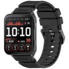 For Garmin Venu X1 xDfind Armor Silicone Watch Band(Black) - 1