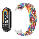 For Xiaomi Smart Band 10 / 9 / 8 xDfind Adjustable Elastic Nylon Braided Watch Band(Rainbow) - 2