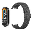 For Xiaomi Smart Band 10 / 9 / 8 xDfind Adjustable Elastic Nylon Braided Watch Band(Grey) - 2