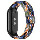 For Xiaomi Smart Band 10 / 9 / 8 xDfind Adjustable Elastic Nylon Braided Watch Band(Colorful Denim) - 1