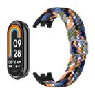 For Xiaomi Smart Band 10 / 9 / 8 xDfind Adjustable Elastic Nylon Braided Watch Band(Colorful Denim) - 2