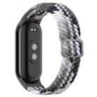 For Xiaomi Smart Band 10 / 9 / 8 xDfind Adjustable Elastic Nylon Braided Watch Band(Colorful Black) - 1