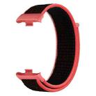 For Xiaomi Smart Band 9 Pro/8 Pro/Redmi Watch 5/4 xDfind Nylon Hook and Loop Fastener Watch Band(Red Black) - 2