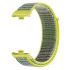 For Xiaomi Smart Band 9 Pro/8 Pro/Redmi Watch 5/4 xDfind Nylon Hook and Loop Fastener Watch Band(Bright Yellow) - 2