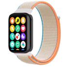 For Xiaomi Smart Band 9 Pro/8 Pro/Redmi Watch 5/4 xDfind Nylon Hook and Loop Fastener Watch Band(Milk White) - 1