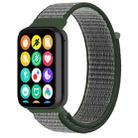 For Xiaomi Smart Band 9 Pro/8 Pro/Redmi Watch 5/4 xDfind Nylon Hook and Loop Fastener Watch Band(Dark Olive) - 1