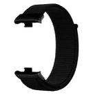 For Xiaomi Smart Band 9 Pro/8 Pro/Redmi Watch 5/4 xDfind Nylon Hook and Loop Fastener Watch Band(Dark Black) - 2