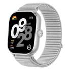 For Xiaomi Smart Band 9 Pro/8 Pro/Redmi Watch 5/4 xDfind Woven Nylon Hook And Loop Fastener Watch Band(Grey) - 1