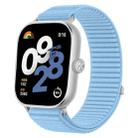 For Xiaomi Smart Band 9 Pro/8 Pro/Redmi Watch 5/4 xDfind Woven Nylon Hook And Loop Fastener Watch Band(Island Blue) - 1