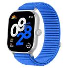 For Xiaomi Smart Band 9 Pro/8 Pro/Redmi Watch 5/4 xDfind Woven Nylon Hook And Loop Fastener Watch Band(Klein Blue) - 1