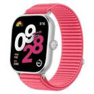 For Xiaomi Smart Band 9 Pro/8 Pro/Redmi Watch 5/4 xDfind Woven Nylon Hook And Loop Fastener Watch Band(Red) - 1