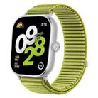 For Xiaomi Smart Band 9 Pro/8 Pro/Redmi Watch 5/4 xDfind Woven Nylon Hook And Loop Fastener Watch Band(Green) - 1
