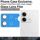 For Redmi Note 13 5G imak Glass Rear Camera Lens Film Phone Case Exclusive, Self-positioning Version - 3