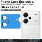 For Redmi Note 13 Pro+ 5G imak Glass Rear Camera Lens Film Phone Case Exclusive, Self-positioning Version - 3