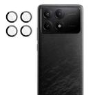 For Xiaomi POCO X6 Pro imak Glass Rear Camera Lens Film Phone Case Exclusive, Self-positioning Version - 2