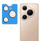 For Huawei Pura 80 Pro / Pura 80 Pro+ imak Glass Rear Camera Lens Film Phone Case Exclusive, Self-positioning Version - 1