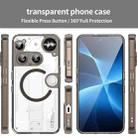 For Nothing Phone 3 PC Hybrid TPU Airbag Shockproof MagSafe Phone Case(Transparent Black) - 2