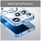 For Nothing Phone 3 PC Hybrid TPU Airbag Shockproof MagSafe Phone Case(Transparent Blue) - 3