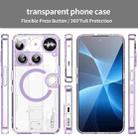 For Nothing Phone 3 PC Hybrid TPU Airbag Shockproof MagSafe Phone Case(Transparent Purple) - 2