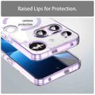 For Nothing Phone 3 PC Hybrid TPU Airbag Shockproof MagSafe Phone Case(Transparent Purple) - 3