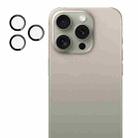 For iPhone 15 Pro / 15 Pro Max imak Glass Rear Camera Lens Film Phone Case Exclusive, Self-positioning Version - 2