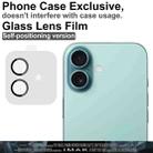 For iPhone 16 / 16 Plus imak Glass Rear Camera Lens Film Phone Case Exclusive, Self-positioning Version - 3