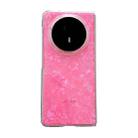 For Honor Magic V5 Pearlescent Shell Texture Phone Case(Red) - 1