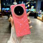 For Honor Magic V5 Pearlescent Shell Texture Phone Case(Red) - 2