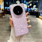 For Honor Magic V5 Pearlescent Shell Texture Phone Case(Purple) - 2