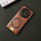 For Honor Magic V5 Crazy Horse Pattern MagSafe Magnetic Phone Case(Coffee) - 2