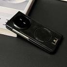 For Honor Magic V5 Crazy Horse Pattern MagSafe Magnetic Phone Case(Coffee) - 3