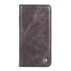 For Samsung Galaxy A20 Non-Magnetic Retro Texture Horizontal Flip Leather Case with Holder & Card Slots & Wallet(Grey) - 2