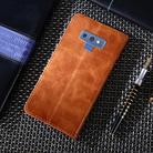 For Samsung Galaxy Note 9 Non-Magnetic Retro Texture Horizontal Flip Leather Case with Holder & Card Slots & Wallet(Brown) - 2