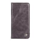 For Samsung Galaxy S10+ Non-Magnetic Retro Texture Horizontal Flip Leather Case with Holder & Card Slots & Wallet(Grey) - 1