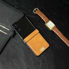 For Xiaomi Mix Flip 2 Crazy Horse Texture Three-stage Leather Phone Case(Brown) - 2