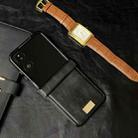 For Xiaomi Mix Flip 2 Crazy Horse Texture Three-stage Leather Phone Case(Black) - 2