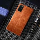 For Samsung Galaxy S20+ Non-Magnetic Retro Texture Horizontal Flip Leather Case with Holder & Card Slots & Wallet(Brown) - 3
