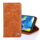 For Samsung Galaxy Note20 Non-Magnetic Retro Texture Horizontal Flip Leather Case with Holder & Card Slots & Wallet(Brown) - 1