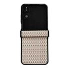 For Xiaomi Mix Flip 2 Fantasy Weave Pattern Three-piece Set Protective Phone Case(Khaki) - 1