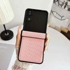 For Xiaomi Mix Flip 2 Three Parts Vertical Texture Protective Phone Case(Pink) - 2