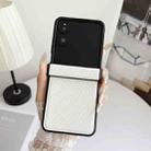 For Xiaomi Mix Flip 2 Three Parts Vertical Texture Protective Phone Case(White) - 2