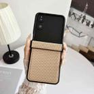 For Xiaomi Mix Flip 2 Three Parts Vertical Texture Protective Phone Case(Khaki) - 2